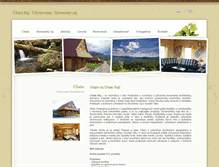 Tablet Screenshot of chataraj.sk